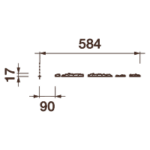 Розетка Др-256, D1168x17мм