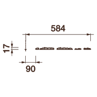 Розетка Др-256, D1168x17мм