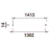 Розетка Др-258, 2826х14мм