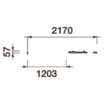 Розетка Др-261, 4340х57мм