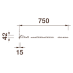 Розетка Др-292, 1500х1000х42мм