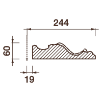 Розетка Др-32, D490x60мм