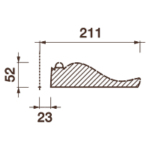 Розетка Др-36А, 423х52мм