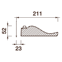 Розетка Др-36А, 423х52мм