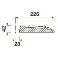 Розетка Др-41, D452x42мм