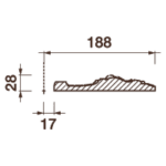 Розетка Др-48, 377х28мм