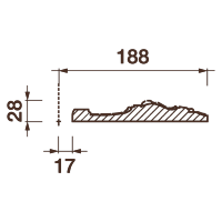 Розетка Др-48, 377х28мм