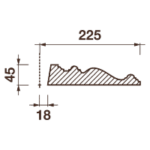 Розетка Др-64, D450x45мм