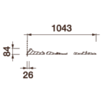 Розетка Др-74, D2086х84мм