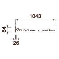 Розетка Др-74, D2086х84мм