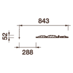 Розетка Др-9, 1686х52мм