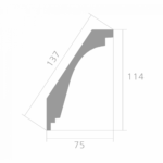 Карниз Ultrawood CR 2335 (2440 х 114 х 75)