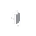 Молдинг Ultrawood Trim 0004 i (2000 х 37 х 14)