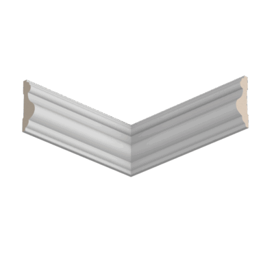 Молдинг Ultrawood U 0002 W (2440 х 45 х 14)