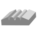 Молдинг Ultrawood U 0011 (2200 х 31 х 9)