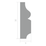 Молдинг Ultrawood U 0012 i (2000 х 30 х 9)