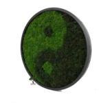 Панно из мха с подсветкой «Инь-Янь» IP38