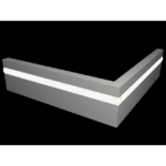 Плинтус для подсветки PN 021 LED