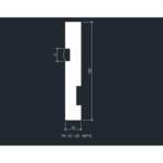 Плинтус для подсветки PN 101 LED