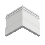 Плинтус Ultrawood Base 0002 W (2000 x 133 x 14 мм.)