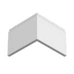 Плинтус Ultrawood Base 0007 W (2440 x 183 x 14 мм.)