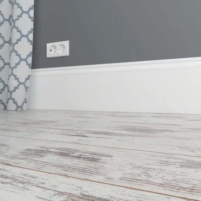 Плинтус Ultrawood Base 0007 W (2440 x 183 x 14 мм.)