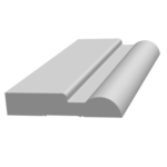 Плинтус Ultrawood Base 0010 (2440 x 127 x 25 мм.)