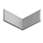 Плинтус Ultrawood Base 0022 (2000 x 80 x 12 мм.)