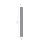 Плинтус Ultrawood Base 1010 W (2000 x 100 x 10 мм.)