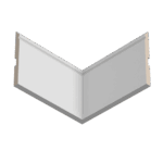 Плинтус Ultrawood Base 5011 W (2000 x 165 x 14 мм.)