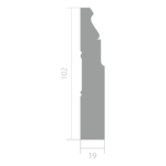 Плинтус Ultrawood Base 5032 i (2000 x 102 x 19 мм.)