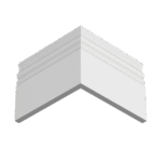Плинтус Ultrawood Base 5074 W (2440 x 184 x 15 мм.)
