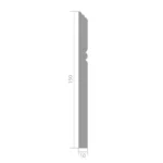 Плинтус Ultrawood Base 5381 i (2000 x 150 x 10 мм.)