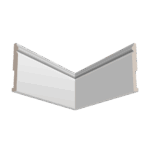 Плинтус Ultrawood Base 5501 W (2440 x 100 x 12 мм.)