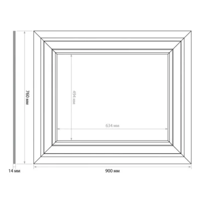 Стеновая панель DIY набор, SET 002-7690 (760 х 900 х 14мм.)