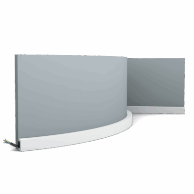 Гибкий U-образный плинтус CX190F U-PROFILE - Orac Decor