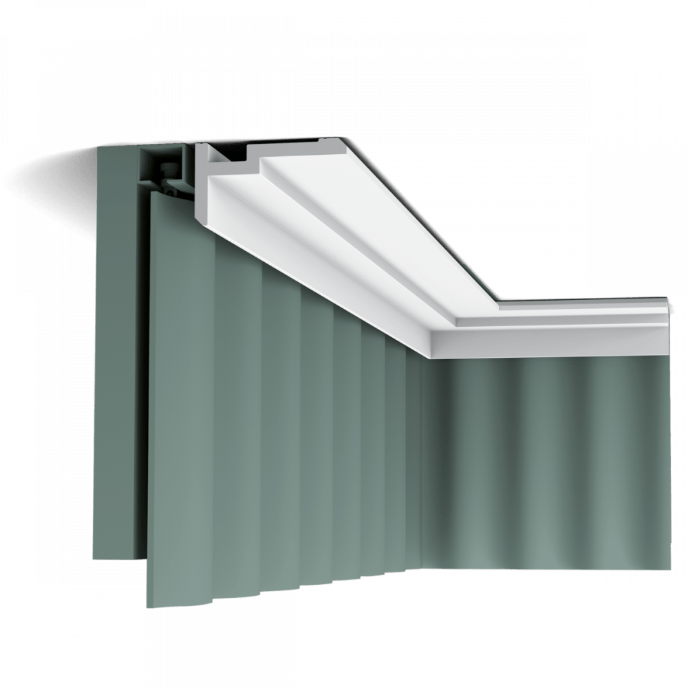 Скрытый карниз для штор CX197 U-STEPS Скрытый карниз для штор CX197 U-STEPS - Orac Decor