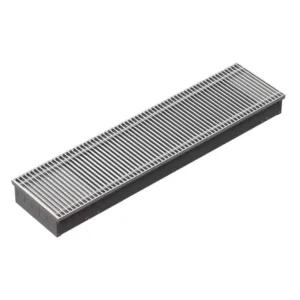 Techno Usual KVZ 250-120-1600 внутрипольный конвектор с естественной конвекцией Анодированная алюминиевая цвет серебро 250х120х1600