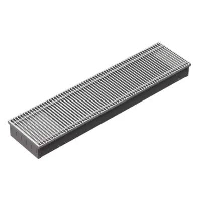 Techno Vent KVZV 250-105-4800 внутрипольный конвектор с естественной конвекцией Анодированная алюминиевая цвет серебро 250х105х4800