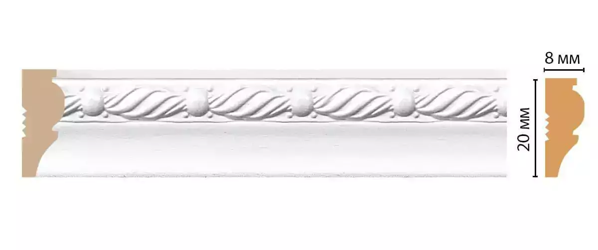 Молдинг Decomaster 103-16 20*8*2400 Молдинг Decomaster 103-16 20*8*2400