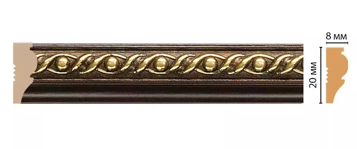 Молдинг Decomaster 103A-51 20 * 8 * 2400 Молдинг Decomaster 103A-51 20 * 8 * 2400