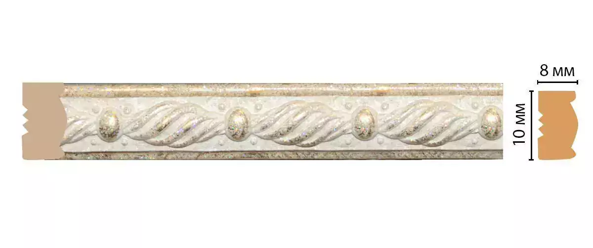 Молдинг 107-18 ДМ Decomaster 10*8*2400 Молдинг 107-18 ДМ Decomaster 10*8*2400