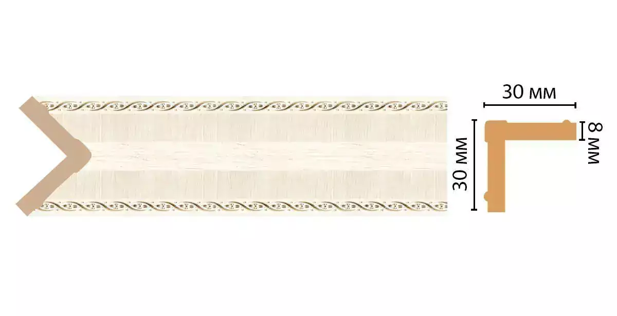 Угол Decomaster 116-6 30*30*2400 ДМ Угол Decomaster 116-6 30*30*2400 ДМ