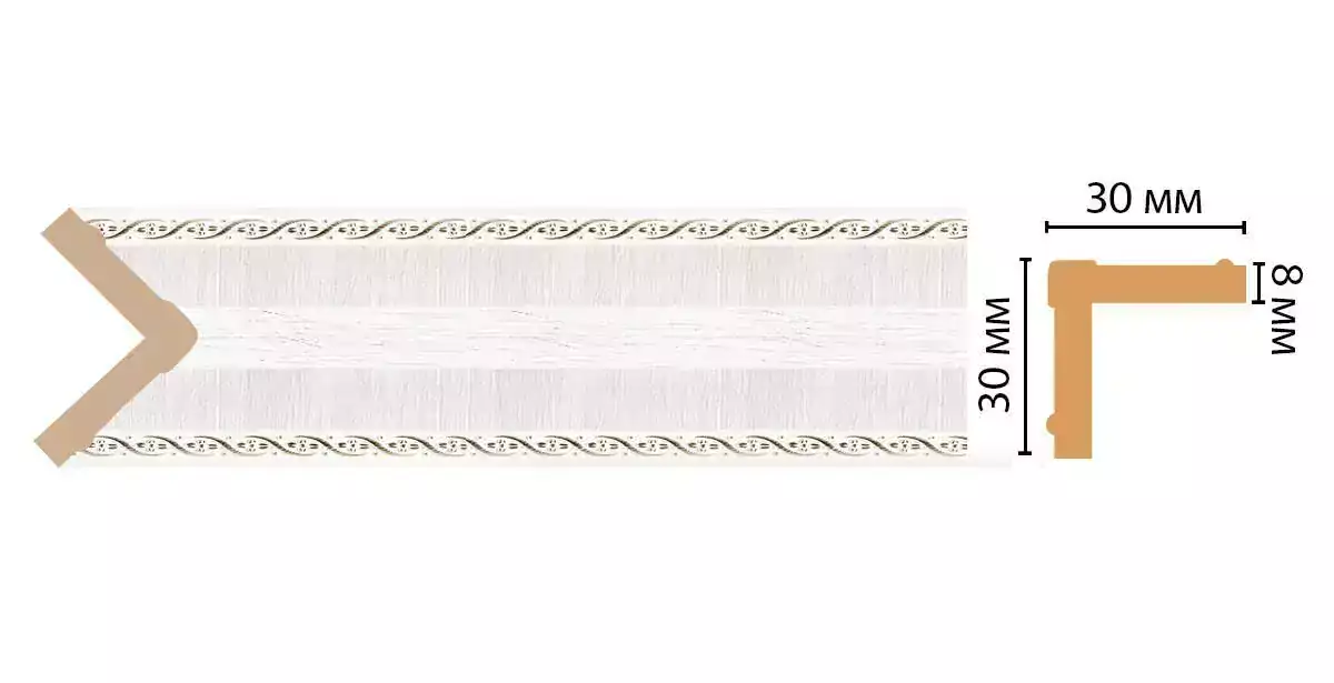 Угол Decomaster 116-7D 30*30*2400 Угол Decomaster 116-7D 30*30*2400