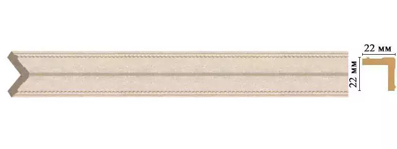 Угол Decomaster 116M-18D 22*22*2400 Угол Decomaster 116M-18D 22*22*2400