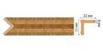 Угол Decomaster 116M-4 22*22*2400