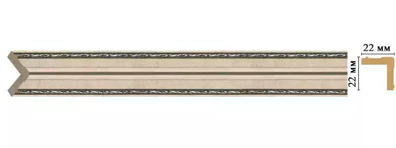 Угол Decomaster 116M-59 22*22*2400 Угол Decomaster 116M-59 22*22*2400