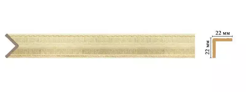 Угол Decomaster 116M-5 22*22*2400 Угол Decomaster 116M-5 22*22*2400