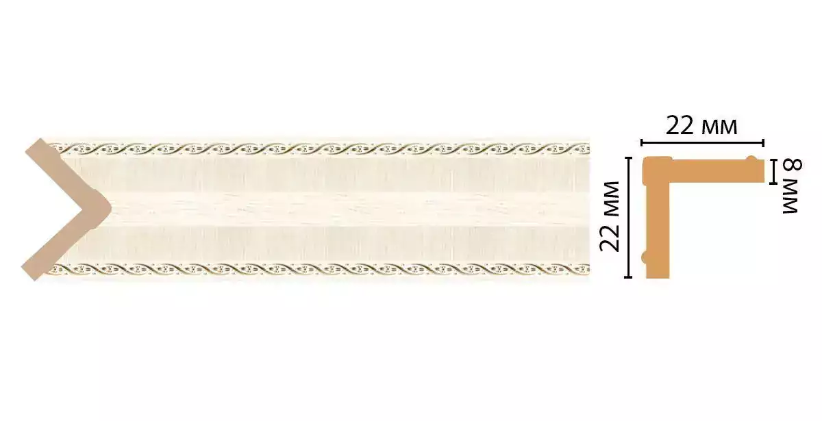 Угол Decomaster 116M-6 ДМ 22*22*2400 Угол Decomaster 116M-6 ДМ 22*22*2400