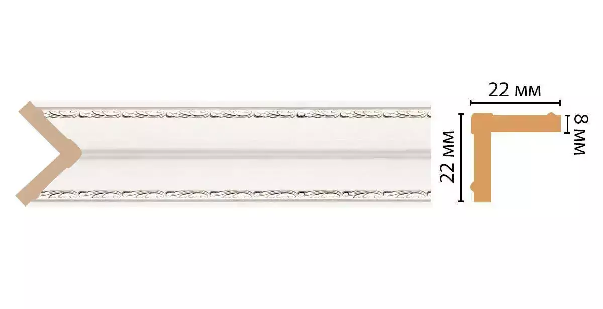 Угол Decomaster 116M-60 ДМ 22*22*2400 Угол Decomaster 116M-60 ДМ 22*22*2400